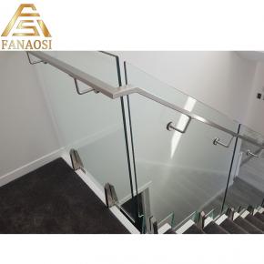 core drill spigot glass railing for balcony or pool frameless glass balustrade glass railing
