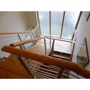 Stainless Steel Solid Round Bar Guardrail Custom Stainless Steel Rod Metal Railing