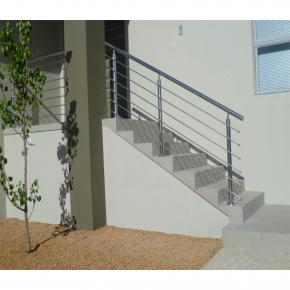 Top Design Stainless Steel Handrail Slot Pipe Traditional Square Pipe Railing Design Reliable Iron Pipe Railing