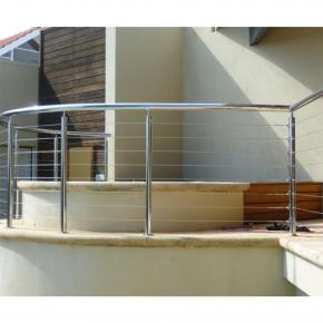 Exterior Deck Balcony 304 Stainless Steel Cable Wire Railing