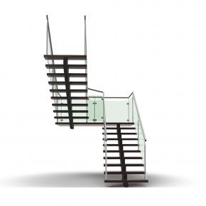Custom mono stringer stair staircase design