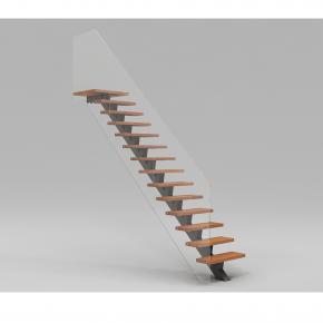 mono stringer LED staircase design