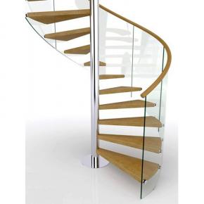 Modern Spiral Staircase Australian Interior Stair Wood Tread Ready to Assemble
